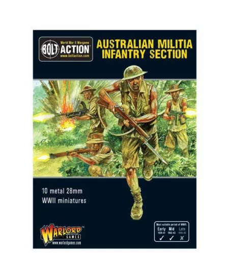 Bolt Action : Australian Militia Infantry Squad