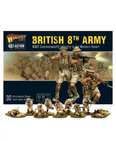 Bolt Action : 8th Army Infantry - British Box Set | Boutique Starplayer