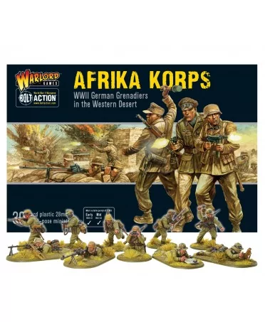 Bolt Action : Afrika Korps Infantry - German Box Set | Boutique Starplayer