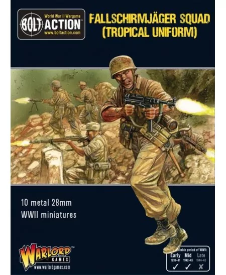 Bolt Action : Fallschirmjager Squad (Tropical Uniform)