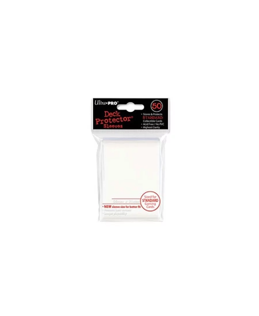 Protège Cartes : Ultra Pro Standard Blanc ( 66mm x 91mm )